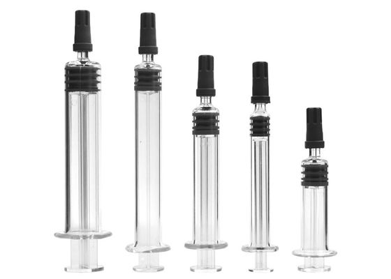پلاگین پلاستیک غیر قابل استفاده 200 لیتری سرنگ شیشه ای Borosilicate