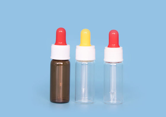 بطری های قطره چشمی چربی دارویی 5ml Flat Square Phare Square