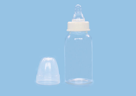 بطری های شیشه ای کالیبره شده نوزاد 3oz شیرخوار ارگونومیک