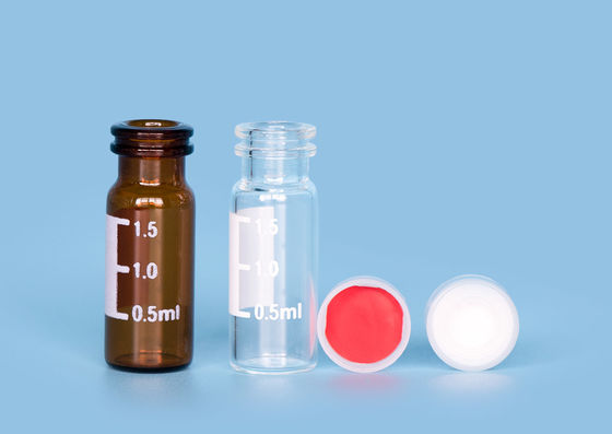 PTFE Closures Laborator ND11 1.5ml ویال شیشه تزریق