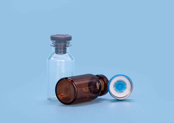گلدان های ذخیره سازی شیشه ای Amber ND10 Screw Neck Pharmacy 2cc