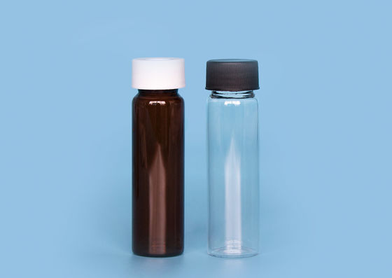 مقاومت در برابر مواد شیمیایی 18 میلی متر 10 دره شیشه های ذخیره سازی USP1 شیشه ای