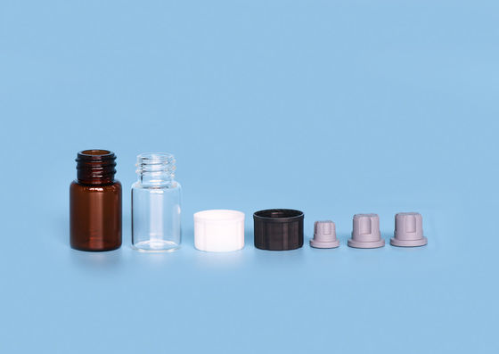 گلدان های داغ Stamping Borosilicate پیچ 2ml 12 میلی متر شیشه ای نمونه
