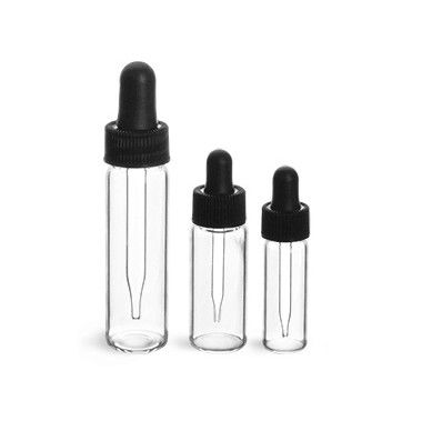 بطری های Dropper Eye Ribbed